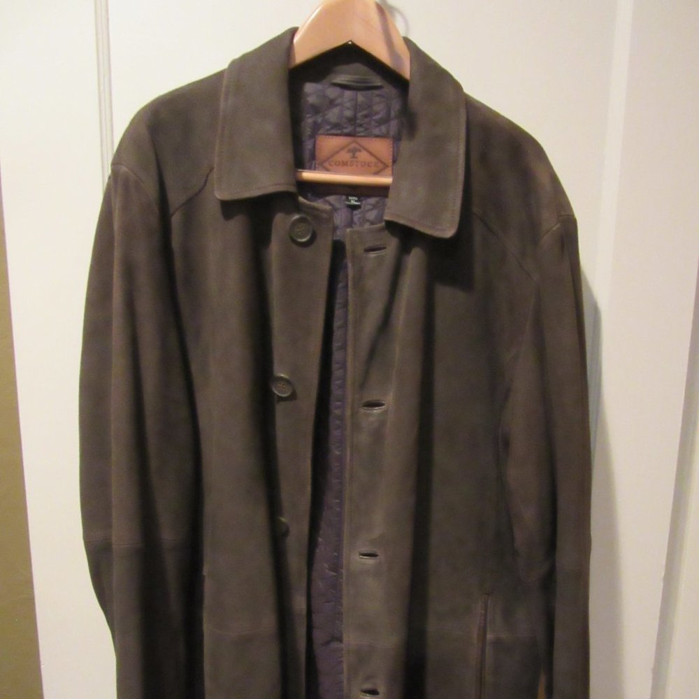 Men's Comstock Leather Coat - XL